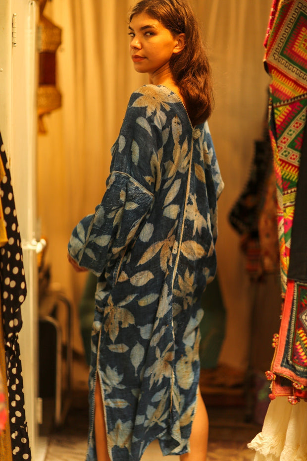 ABIGAIL KANCHON DRESS B1 - sustainably made MOMO NEW YORK sustainable clothing, dresskaftan slow fashion