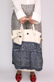 ALMA EMBROIDERED ARTISAN BAG - sustainably made MOMO NEW YORK sustainable clothing, bag slow fashion