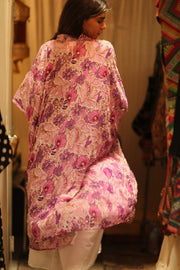 ANDREA EMBROIDERED KIMONO - sustainably made MOMO NEW YORK sustainable clothing, embroidered slow fashion