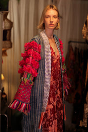 ANOUK EMBROIDERED HANDMADE COAT - sustainably made MOMO NEW YORK sustainable clothing, coatandjacket slow fashion