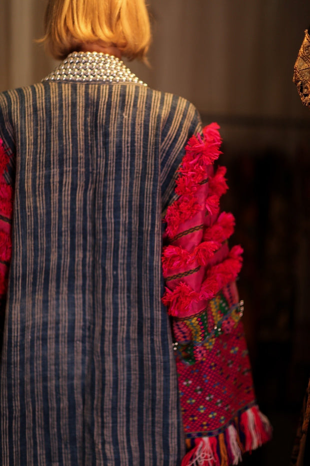 ANOUK EMBROIDERED HANDMADE COAT - sustainably made MOMO NEW YORK sustainable clothing, coatandjacket slow fashion