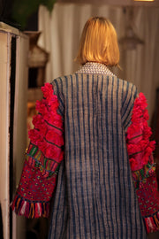 ANOUK EMBROIDERED HANDMADE COAT - sustainably made MOMO NEW YORK sustainable clothing, coatandjacket slow fashion