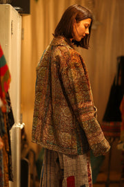 ARTISAN KANTHA KIMONO RIAA - sustainably made MOMO NEW YORK sustainable clothing, Coat slow fashion