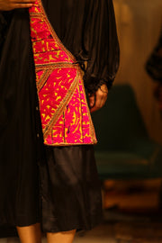 BIBI ARTISAN EMBROIDERED CROSSBODY BAG - sustainably made MOMO NEW YORK sustainable clothing, bag slow fashion