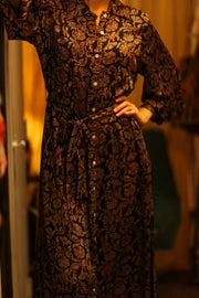 BOTTOM DOWN DRESS RUTH OLISA - sustainably made MOMO NEW YORK sustainable clothing, bestseller slow fashion