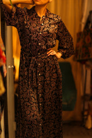 BOTTOM DOWN DRESS RUTH OLISA - sustainably made MOMO NEW YORK sustainable clothing, bestseller slow fashion