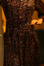 BOTTOM DOWN DRESS RUTH OLISA - sustainably made MOMO NEW YORK sustainable clothing, bestseller slow fashion