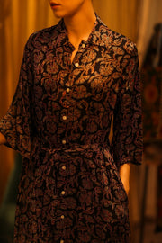 BOTTOM DOWN DRESS RUTH OLISA - sustainably made MOMO NEW YORK sustainable clothing, bestseller slow fashion