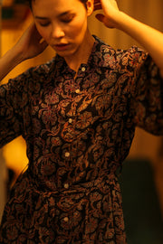 BOTTOM DOWN DRESS RUTH OLISA - sustainably made MOMO NEW YORK sustainable clothing, bestseller slow fashion