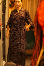 BOTTOM DOWN DRESS RUTH OLISA - sustainably made MOMO NEW YORK sustainable clothing, bestseller slow fashion