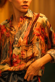 BOYFRIEND BILLIE LOTUS - sustainably made MOMO NEW YORK sustainable clothing, boyfrend shirt slow fashion