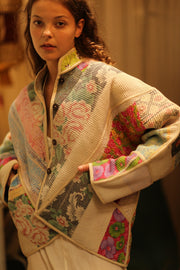 CHRISTOPHER KANTHA BOMBER JACKET - sustainably made MOMO NEW YORK sustainable clothing, bomber slow fashion