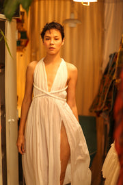 COTTON DRESS MAGRA - sustainably made MOMO NEW YORK sustainable clothing, bestseller slow fashion