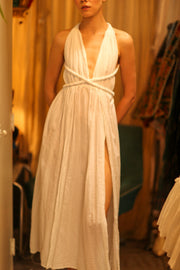 COTTON DRESS MAGRA - sustainably made MOMO NEW YORK sustainable clothing, bestseller slow fashion