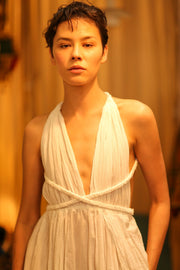 COTTON DRESS MAGRA - sustainably made MOMO NEW YORK sustainable clothing, bestseller slow fashion