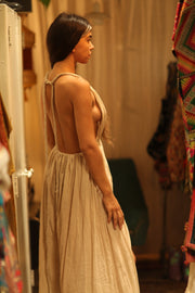 DAISY COTTON DRESS - sustainably made MOMO NEW YORK sustainable clothing, Boho Dress slow fashion