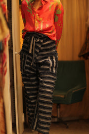 DENIM FISHERMAN PANTS LEROY - sustainably made MOMO NEW YORK sustainable clothing, new slow fashion