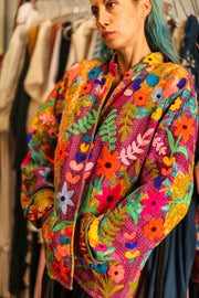 EMBROIDERED JACKET HOSIA - sustainably made MOMO NEW YORK sustainable clothing, bestseller slow fashion