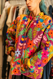 EMBROIDERED JACKET HOSIA - sustainably made MOMO NEW YORK sustainable clothing, bestseller slow fashion