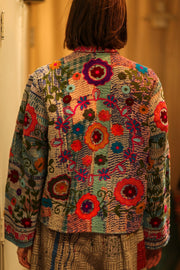 EMBROIDERED JACKET LIBBY - sustainably made MOMO NEW YORK sustainable clothing, coatandjacket slow fashion