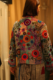EMBROIDERED JACKET LIBBY - sustainably made MOMO NEW YORK sustainable clothing, coatandjacket slow fashion