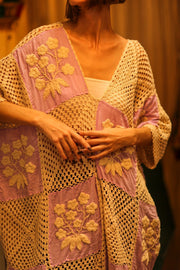 EMBROIDERED KAFTAN DRESS COBEIN - sustainably made MOMO NEW YORK sustainable clothing, bestseller slow fashion