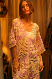 EMBROIDERED KAFTAN DRESS PHOEBIN - sustainably made MOMO NEW YORK sustainable clothing, bestseller slow fashion