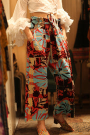 EMBROIDERED KANTHA PANTS FREYA - sustainably made MOMO NEW YORK sustainable clothing, new slow fashion