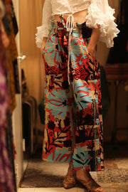 EMBROIDERED KANTHA PANTS FREYA - sustainably made MOMO NEW YORK sustainable clothing, new slow fashion
