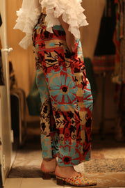 EMBROIDERED KANTHA PANTS FREYA - sustainably made MOMO NEW YORK sustainable clothing, new slow fashion