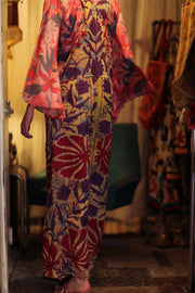 FREYA DUNGAREES EMBROIDERED FLOWERS - sustainably made MOMO NEW YORK sustainable clothing, embroidered slow fashion