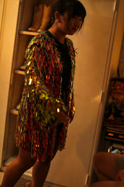 GLITTER SEQUIN KIMONO NIA - sustainably made MOMO NEW YORK sustainable clothing, bestseller slow fashion