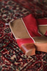 GOLD RED WESTERN BOOTS GUSTAV - sustainably made MOMO NEW YORK sustainable clothing, boots slow fashion