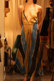 HAND BLOCK PRINT MAGIC DRESS HANNAH SOHO EDIT - sustainably made MOMO NEW YORK sustainable clothing, dress slow fashion