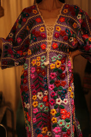 HEAVY EMBROIDERED KAFTAN ANTHARA - sustainably made MOMO NEW YORK sustainable clothing, dresskaftan slow fashion