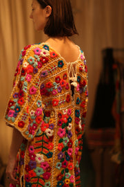HEAVY EMBROIDERED KAFTAN ANTHARA - sustainably made MOMO NEW YORK sustainable clothing, dresskaftan slow fashion
