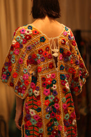 HEAVY EMBROIDERED KAFTAN ANTHARA - sustainably made MOMO NEW YORK sustainable clothing, dresskaftan slow fashion