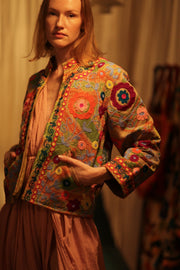 JACKET INGRID ALIN EMBROIDERED - sustainably made MOMO NEW YORK sustainable clothing, coatandjacket slow fashion