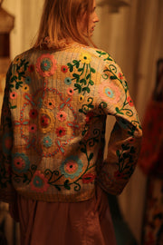 JACKET INGRID LILY EMBROIDERED - sustainably made MOMO NEW YORK sustainable clothing, coatandjacket slow fashion