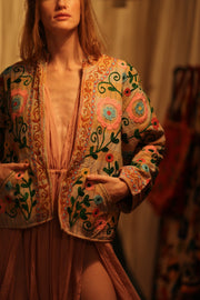 JACKET INGRID LILY EMBROIDERED - sustainably made MOMO NEW YORK sustainable clothing, coatandjacket slow fashion