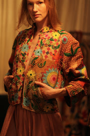 JACKET INGRID LOE EMBROIDERED - sustainably made MOMO NEW YORK sustainable clothing, coatandjacket slow fashion