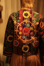 JACKET INGRID LORLY EMBROIDERED - sustainably made MOMO NEW YORK sustainable clothing, coatandjacket slow fashion