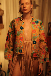 JACKET INGRID MICA EMBROIDERED - sustainably made MOMO NEW YORK sustainable clothing, coatandjacket slow fashion