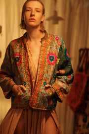 JACKET INGRID YONA EMBROIDERED - sustainably made MOMO NEW YORK sustainable clothing, coatandjacket slow fashion