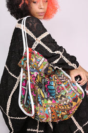 JINNY EMBROIDERED BAG - sustainably made MOMO NEW YORK sustainable clothing, bag slow fashion