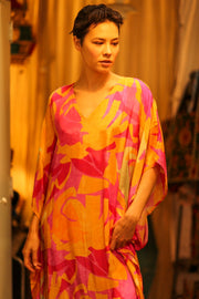 KAFTAN DRESS YAYA FAERIS - sustainably made MOMO NEW YORK sustainable clothing, bestseller slow fashion