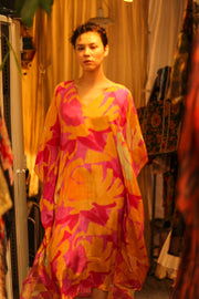 KAFTAN DRESS YAYA FAERIS - sustainably made MOMO NEW YORK sustainable clothing, bestseller slow fashion