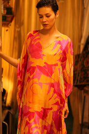 KAFTAN DRESS YAYA FAERIS - sustainably made MOMO NEW YORK sustainable clothing, bestseller slow fashion