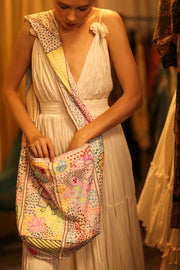 KAMILA EMBROIDERED BAG - sustainably made MOMO NEW YORK sustainable clothing, bag slow fashion