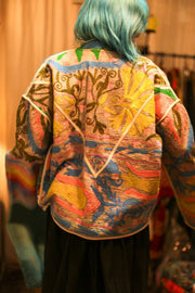 KANTHA EMBROIDERED JACKET ELA - sustainably made MOMO NEW YORK sustainable clothing, bestseller slow fashion